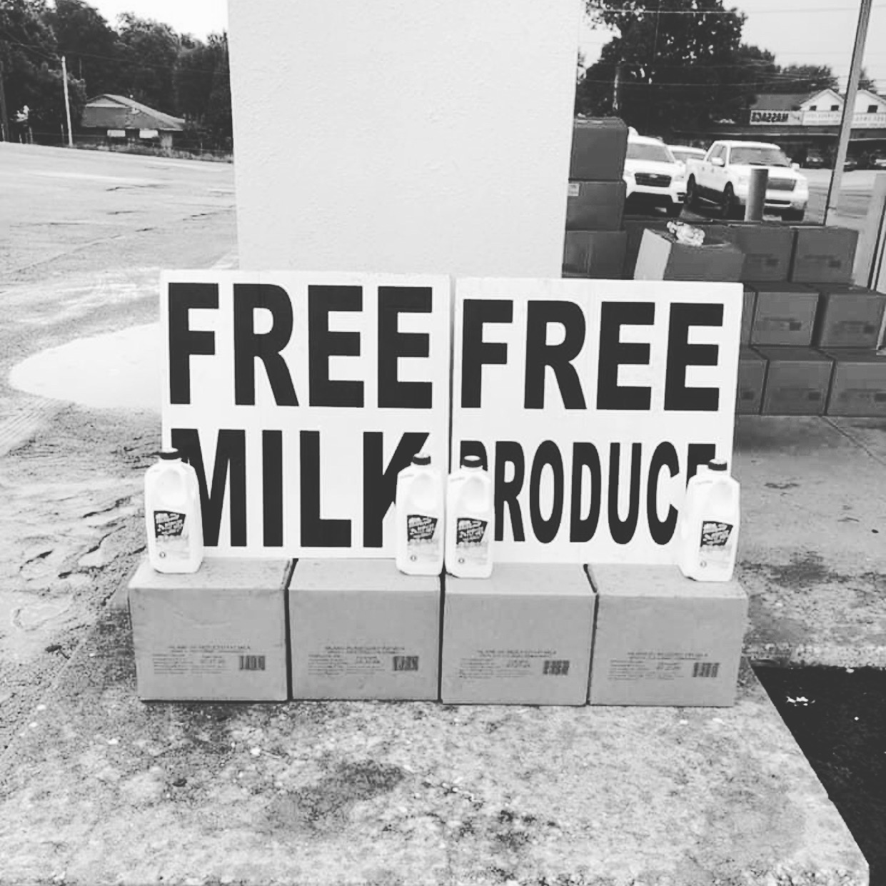 We are active is serving the community of West Tulsa by distributing free milk, produce, and meat each week to needy families.